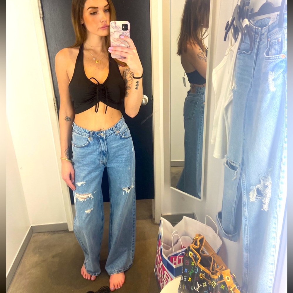 NWOT baggy boyfriend jeans